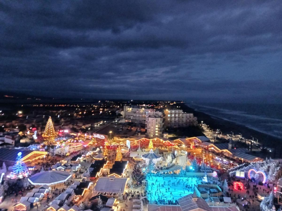 Appartement Vue Mer, Acces Direct Plage, Parking Privatif Ле-Баркарес Екстер'єр фото