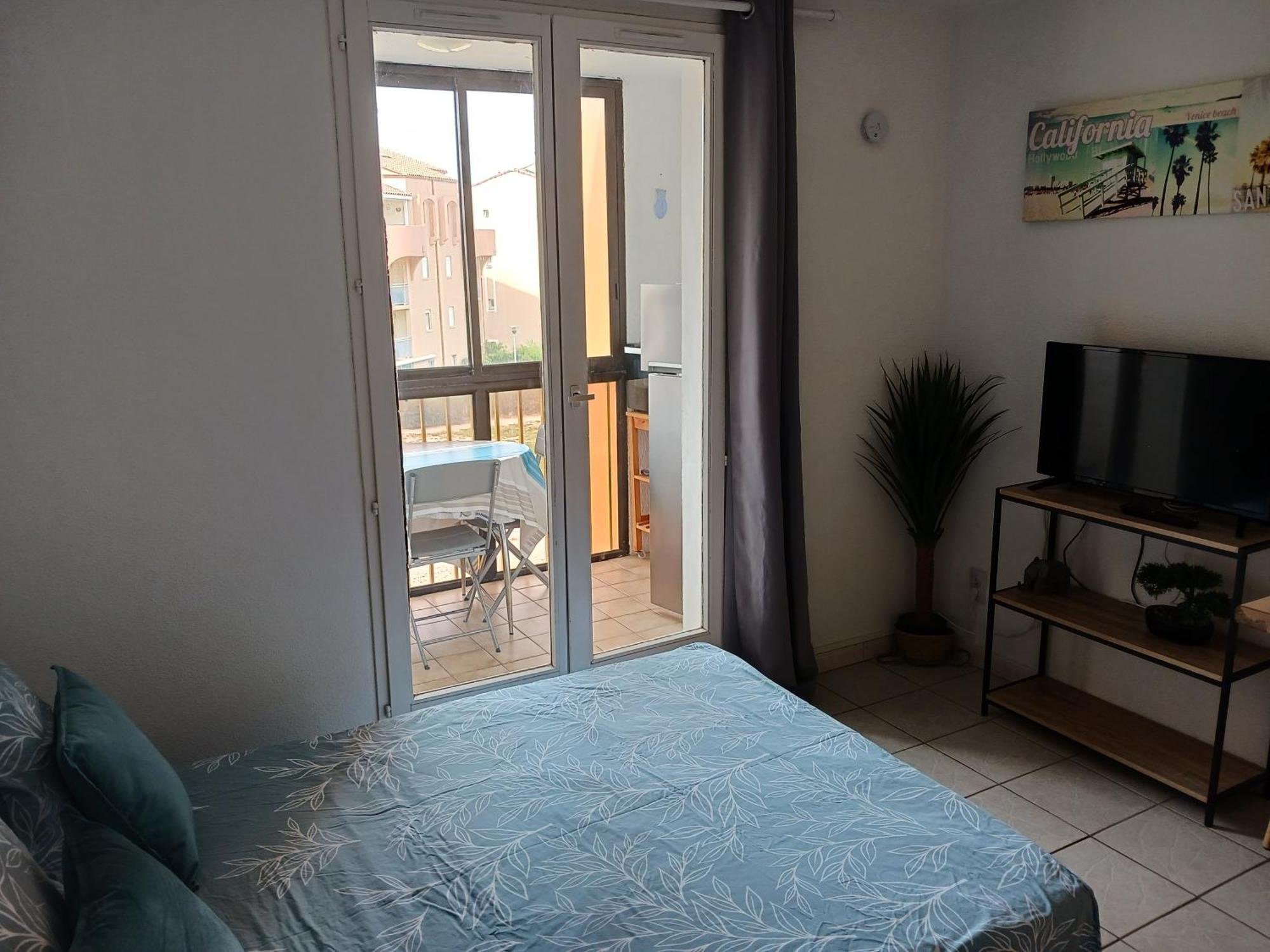 Appartement Vue Mer, Acces Direct Plage, Parking Privatif Ле-Баркарес Екстер'єр фото